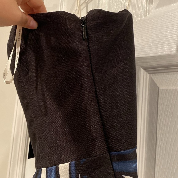 NWT! $395 Halston Heritage Strapless Dress - Size 10 - Ink Crocus NEW WITH TAGS! - Picture 10 of 16